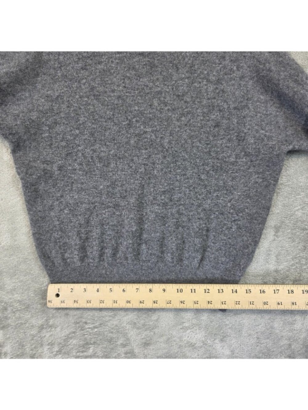 Madewell Sweater Womens XS Gray 100% Cashmere Crew Neck Pullover Long Sleeve - Picture 10 of 10